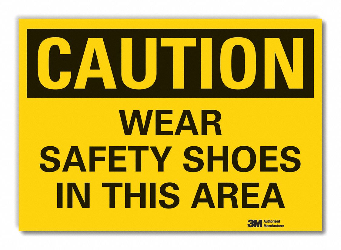  Foot  Caution Reflective Label: Reflective Sheeting, Adhesive Sign Mounting, Engineer Grade, Wall