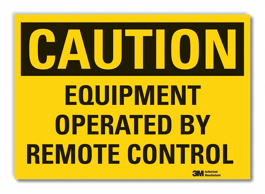  Machine & Operation Caution Reflective Label: Reflective Sheeting, Adhesive Sign Mounting, Caution