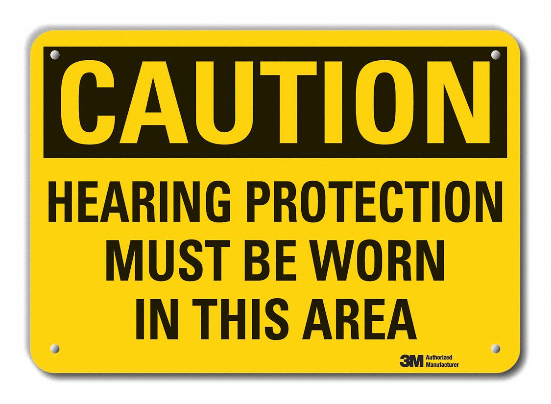 PANNEAU AVERTISSEMENT,10 PO H,ALUMINIUM