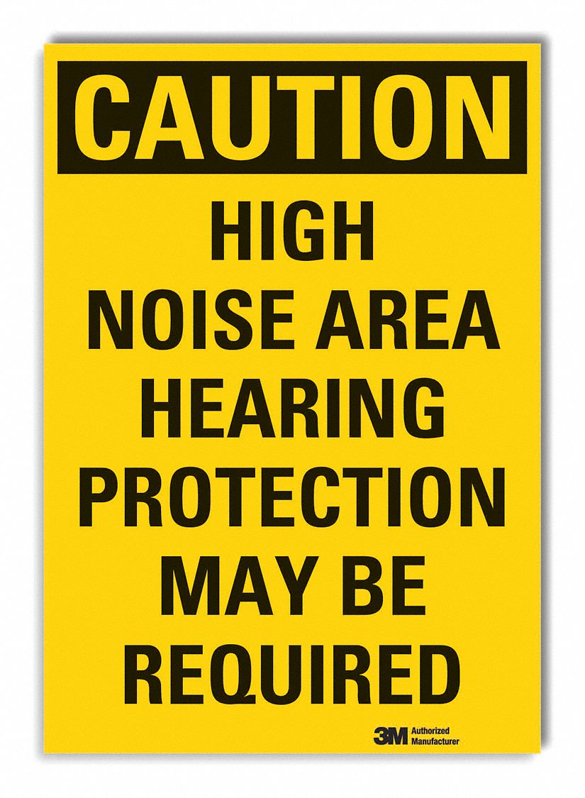 PANNEAU AVERTISSEMENT,10 PO H,VINYLE