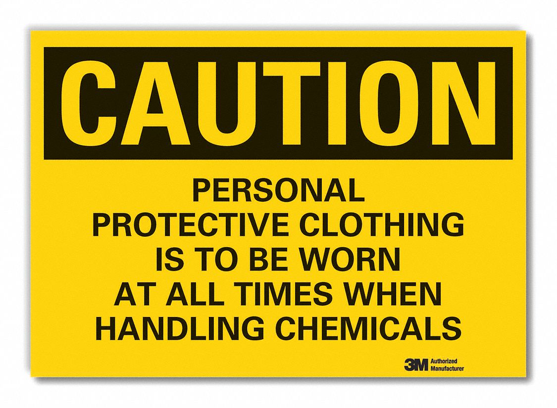  Ppe  Caution Reflective Label: Reflective Sheeting, Adhesive Sign Mounting, Engineer Grade, Caution