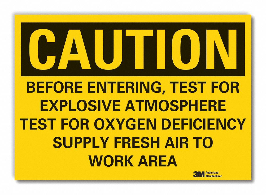  Explosive Materials Caution Reflective Label: Reflective Sheeting, Adhesive Sign Mounting