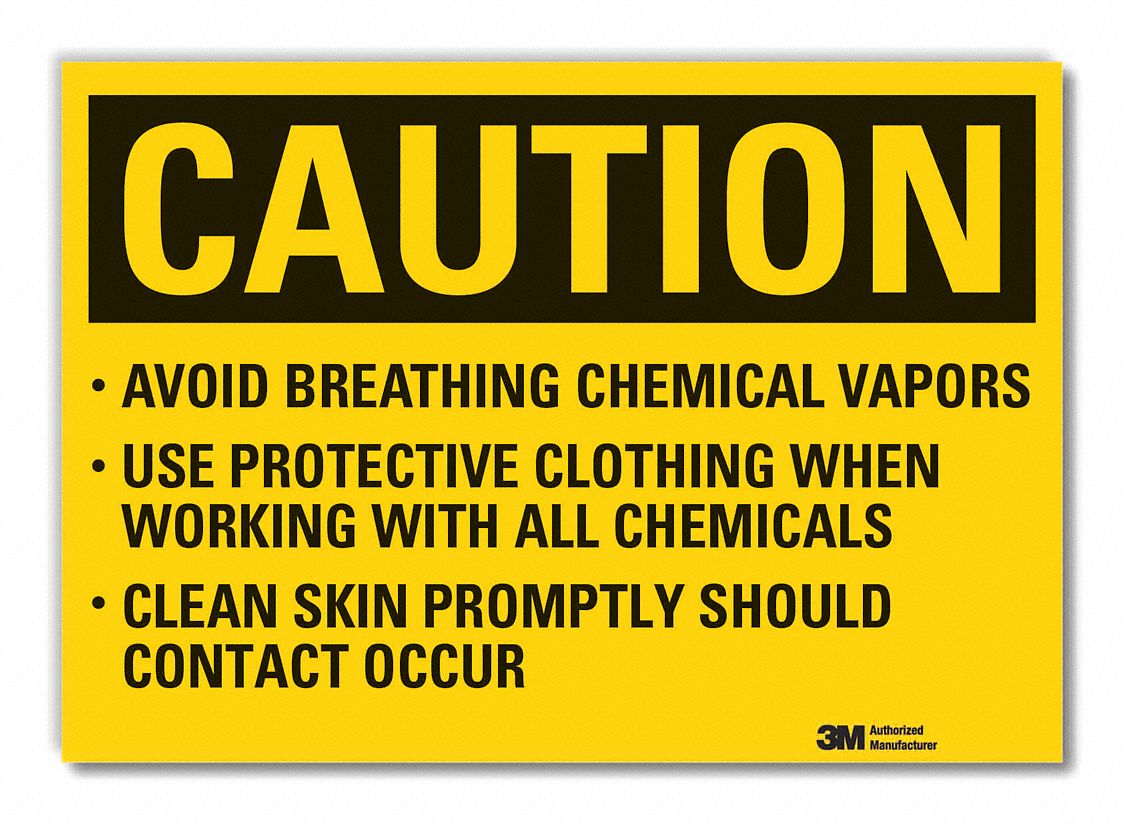  Ppe  Caution Reflective Label: Reflective Sheeting, Adhesive Sign Mounting, Engineer Grade