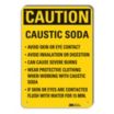 Caution: Caustic Soda Avoid Skin Or Eye Contact Avoid Inhalation Or Digestion Can Cause Severe Burns Wear Protective Clothing When Working With Caustic Soda If Skin Or Eyes Are Contacted Flush With Water For 15 Min Signs