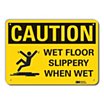 Caution: Wet Floor/Slippery When Wet Signs image