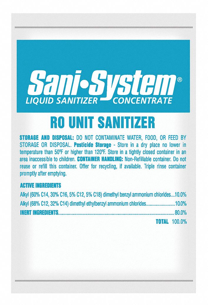 Liquid Sanitizer Concentrate, 0.25 fl. oz