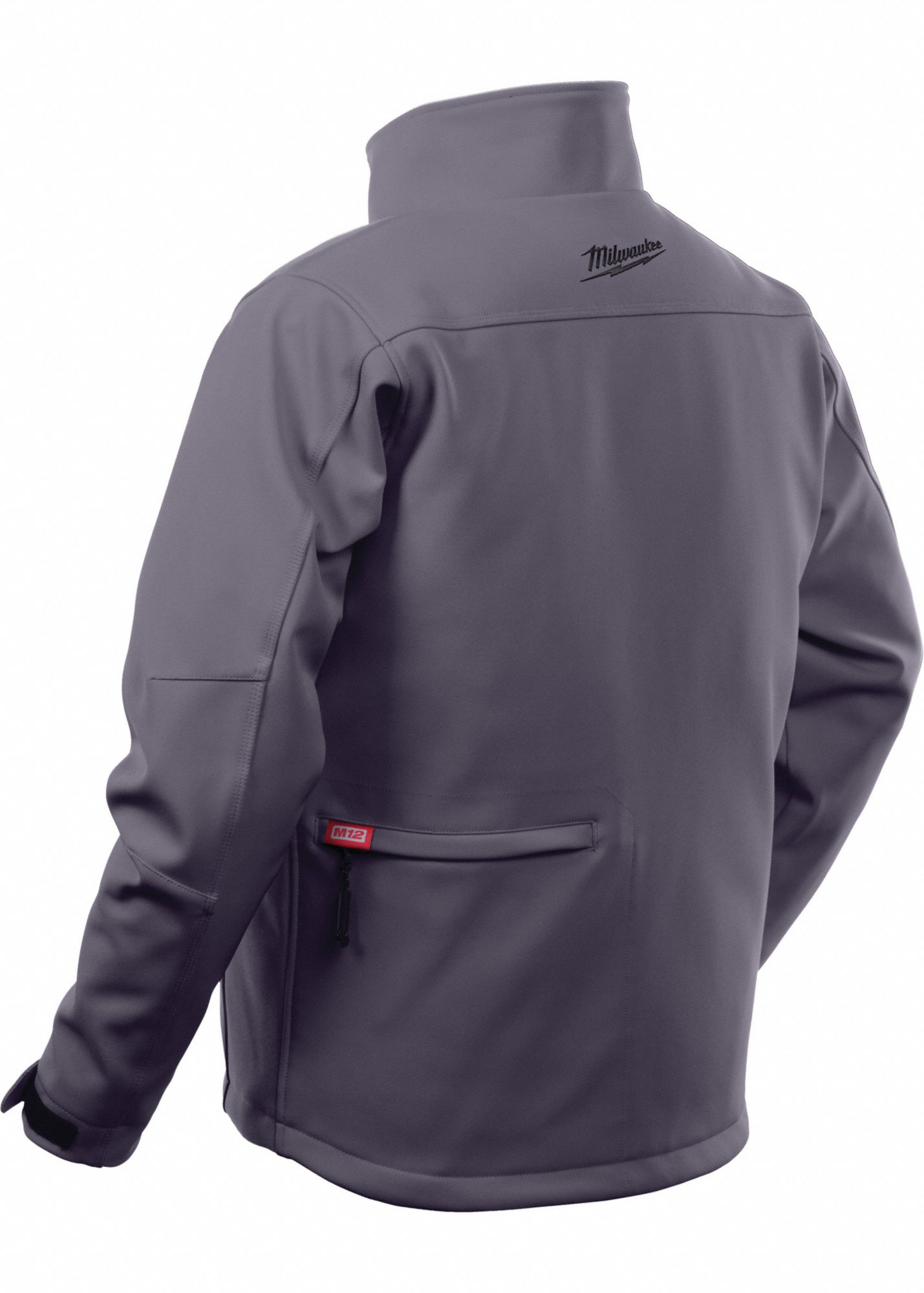 MILWAUKEE Men's Gray Heated Jacket Kit, Size L, Battery Included Yes