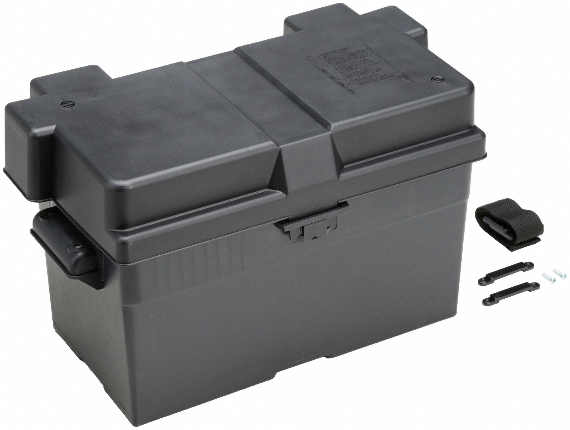 BATTERY BOX,BLACK,17-3/4" L X10-15/64" W