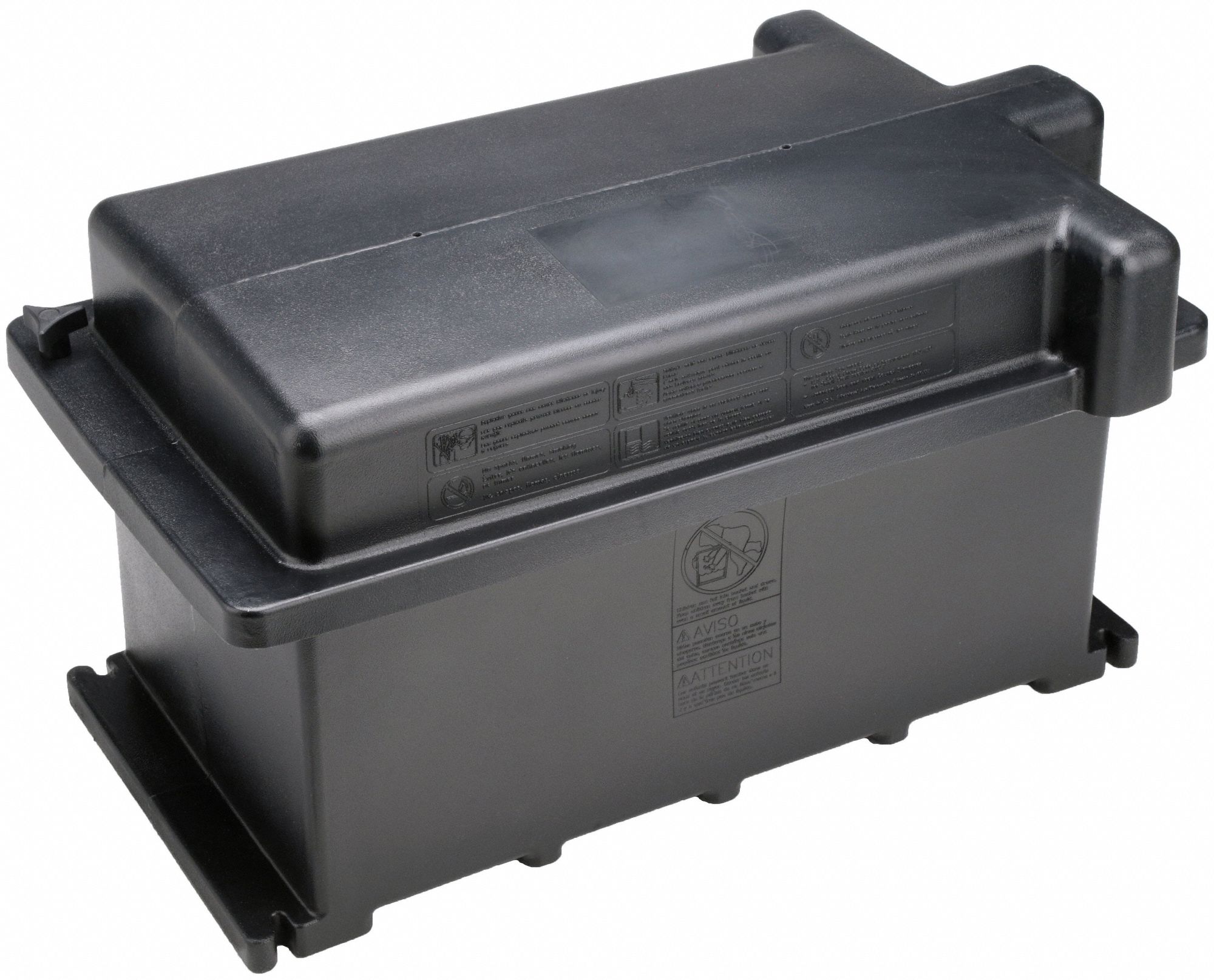 BATTERY BOX,BLACK,26-49/64