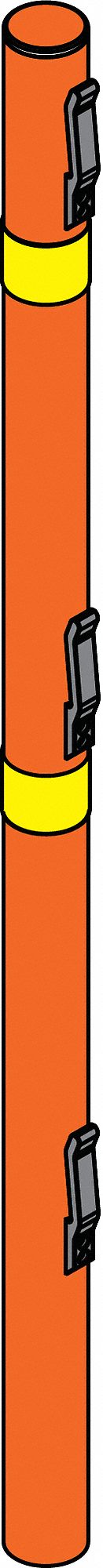 Barrier System Portable Fence Post Steel