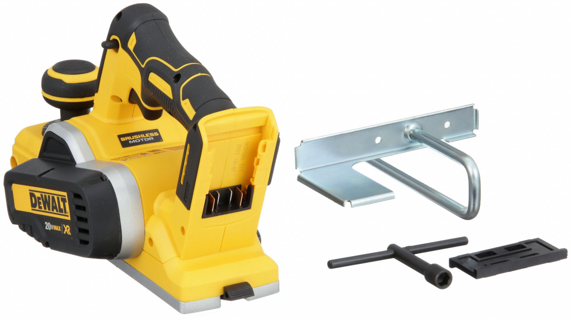 DEWALT Cordless Planer 20V MAX*, Bare Tool, 3 1/4 in Blade Wd, 1/16 in