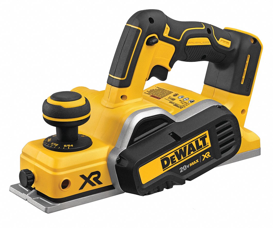 DEWALT Cordless Planer, Voltage 20 V LiIon, 3 1/4 in Cutting Width