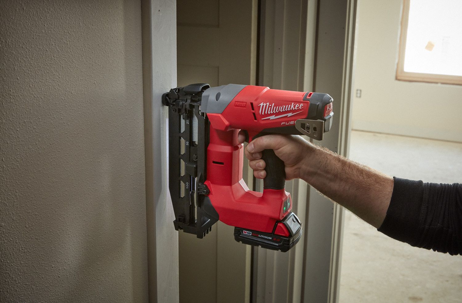 MILWAUKEE Cordless, Nail Gun, 18V DC 49EN20274121CT Grainger