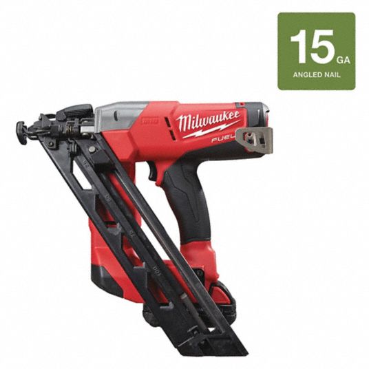 MILWAUKEE Cordless, Nail Gun, 18V DC 49EN24274321CT Grainger