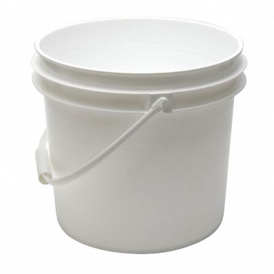 3 Gallon Bucket Large Buckets Plastic Buckets with Handles Water
