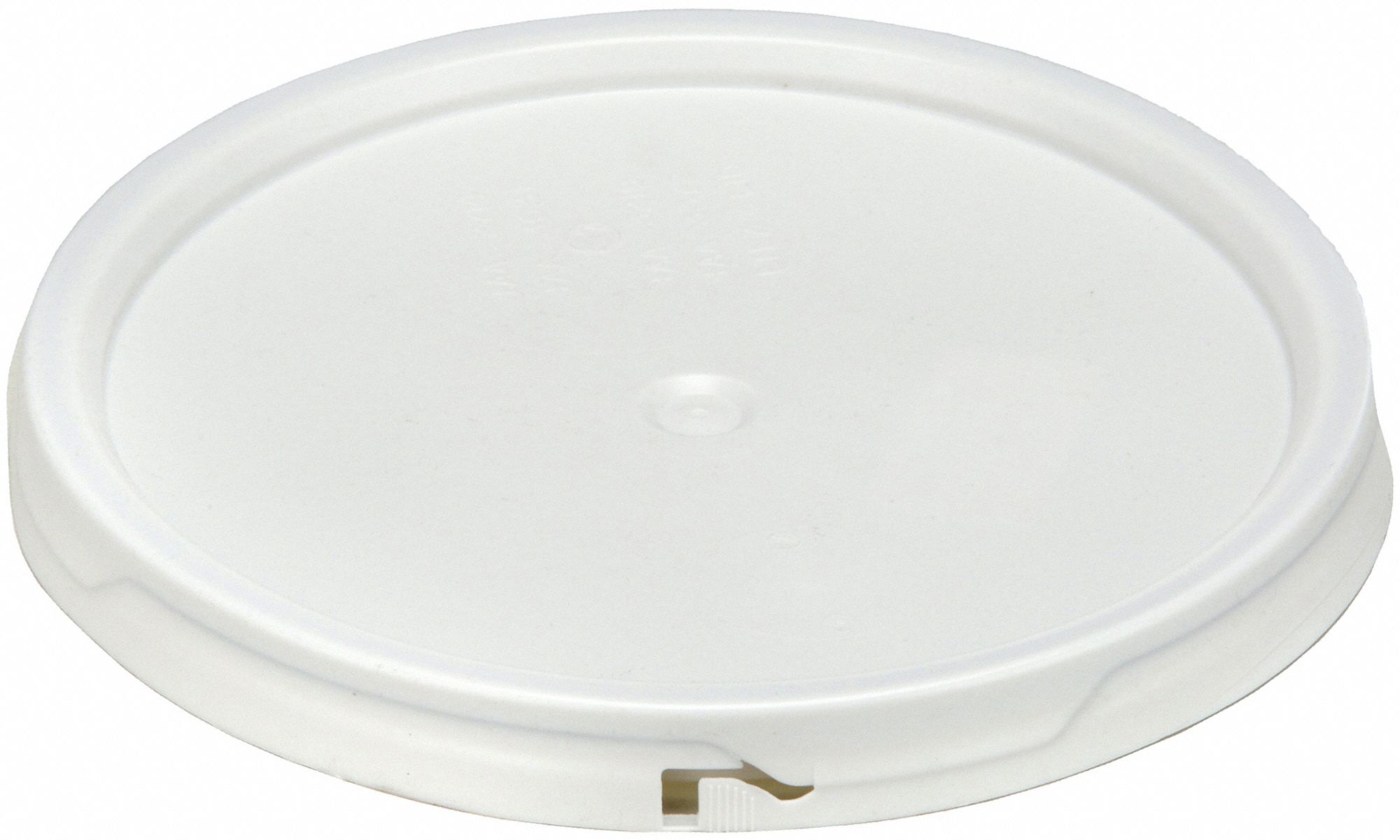 PAIL LID,WHITE,TEAR TAB,1-3/16 IN. H