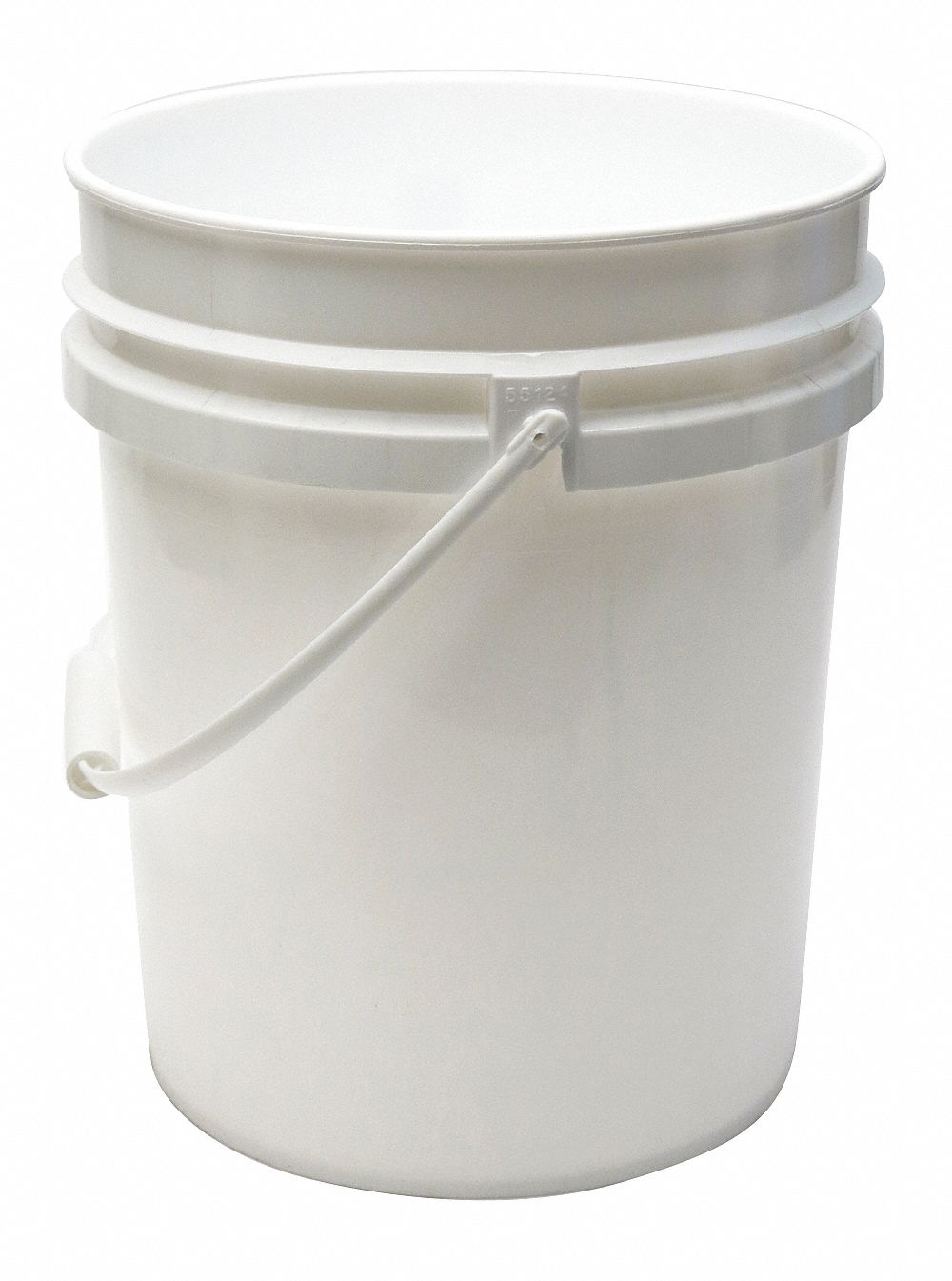 ROP2150BL-P RightPail ™ 5 Gallon Open Head Plastic Bucket - Plastic Handle  – Blue - Basco USA