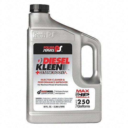 POWER SERVICE PRODUCTS, 80 oz Container Size, Diesel System Cleaner and  Cetane Booster - 49EP30