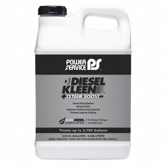 POWER SERVICE PRODUCTS Diesel System Cleaner and Cetane Booster: Diesel  Kleen +Cetane Boost, Brown
