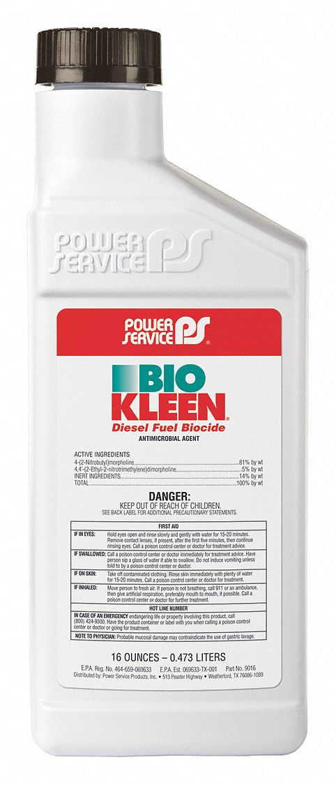 Diesel Fuel Biocide: Bio Kleen, Bio-Diesel Engines/Diesel Engines, Yellow