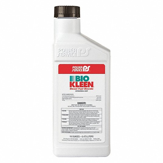 Diesel Fuel Biocide: Fuel Additives and Stabilizers, 16 oz Size