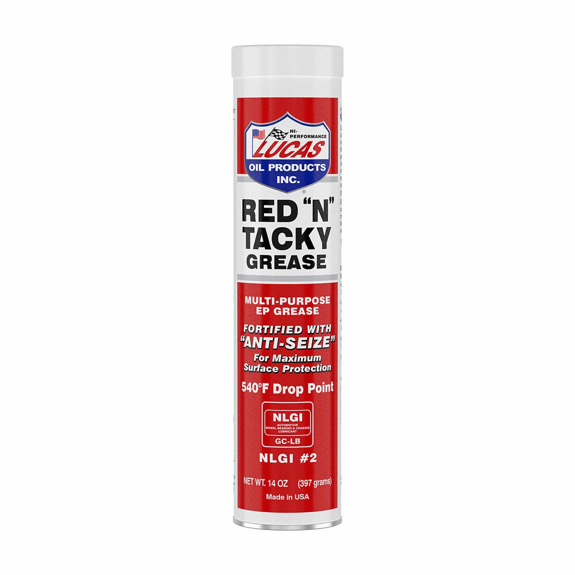 LUCAS OIL PRODUCTS, Cartridge, 14 oz Container Size, Grease - 49EP39 ...