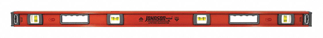 Aluminum Level 48 in L 4 Vials