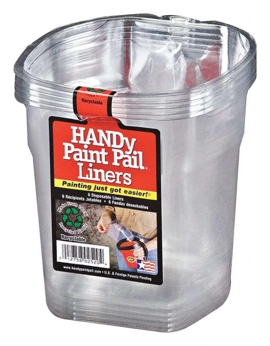 Plastic  Liner HANDy  HANDy Paint Pail  Clear  1 qt