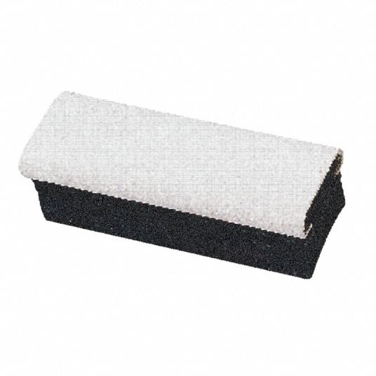 QUARTET, Wool Felt, Black, Dry Erase Board Eraser 49EU75807628