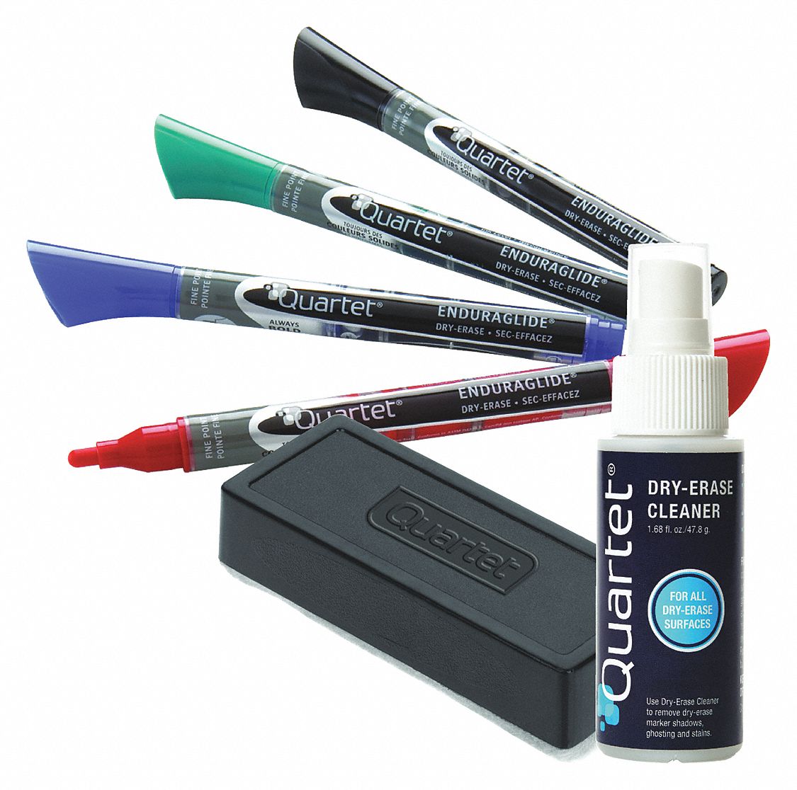 QUARTET, Fine, Capped, Dry Erase Marker Set - 49EU87|5001M-5SKA - Grainger