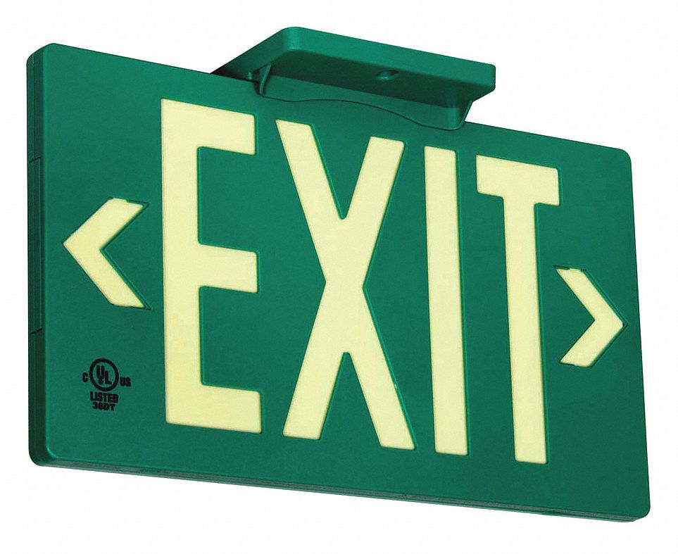 EXIT SIGN,EXIT,8-3/4"X15-1/2"