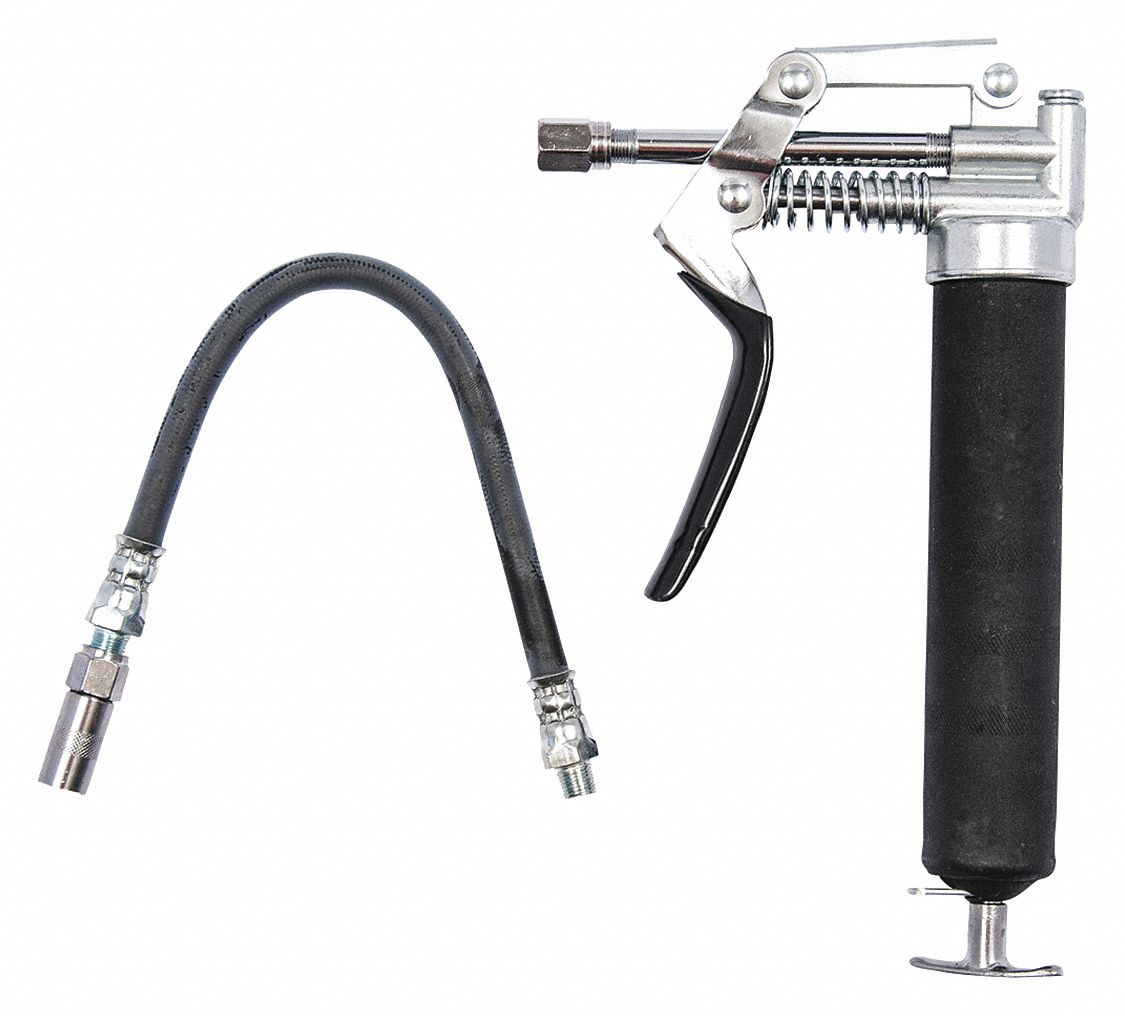 LUBRIMATIC Pistol Grip Grease Gun, 4,500 psi, 40.0 Strokes per Oz