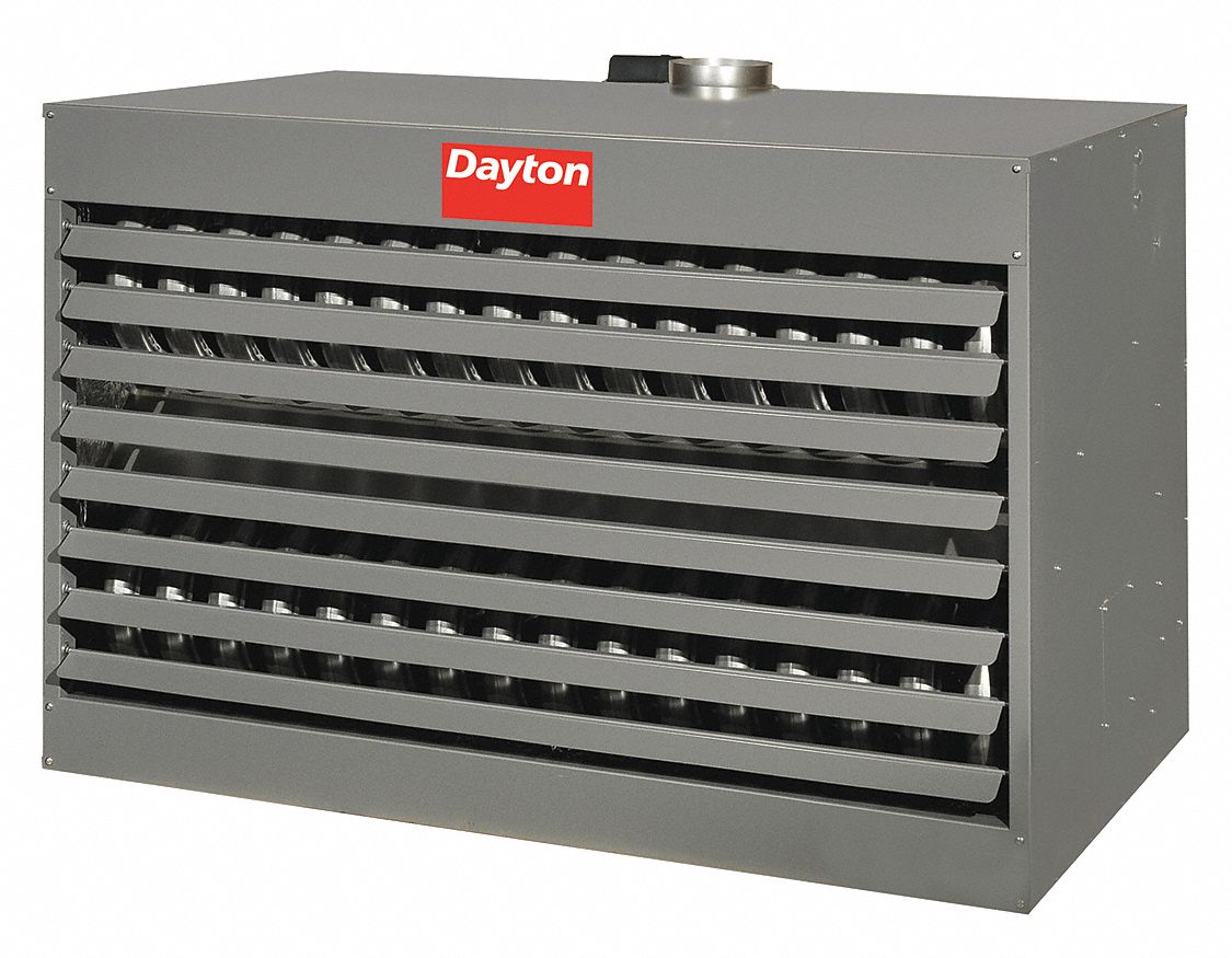DAYTON Gas Unit Heater, LP, Propeller, BtuH Input 400,000, 5800 cfm