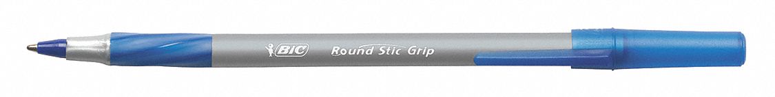 Pen Set: Round Stic Grip™ Xtra Comfort, Blue, 1.2 mm, Capped, Blue, Contoured Cushion, 36 PK