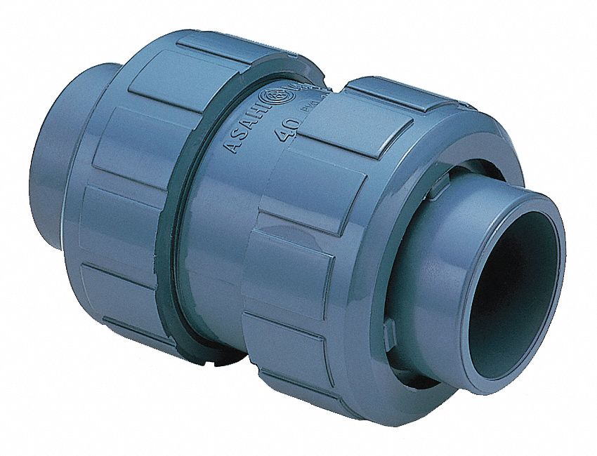 Ball Check Valve,PVC,1-1/4",Socket 1210012 | eBay