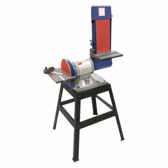 Belt and disc outlet sander