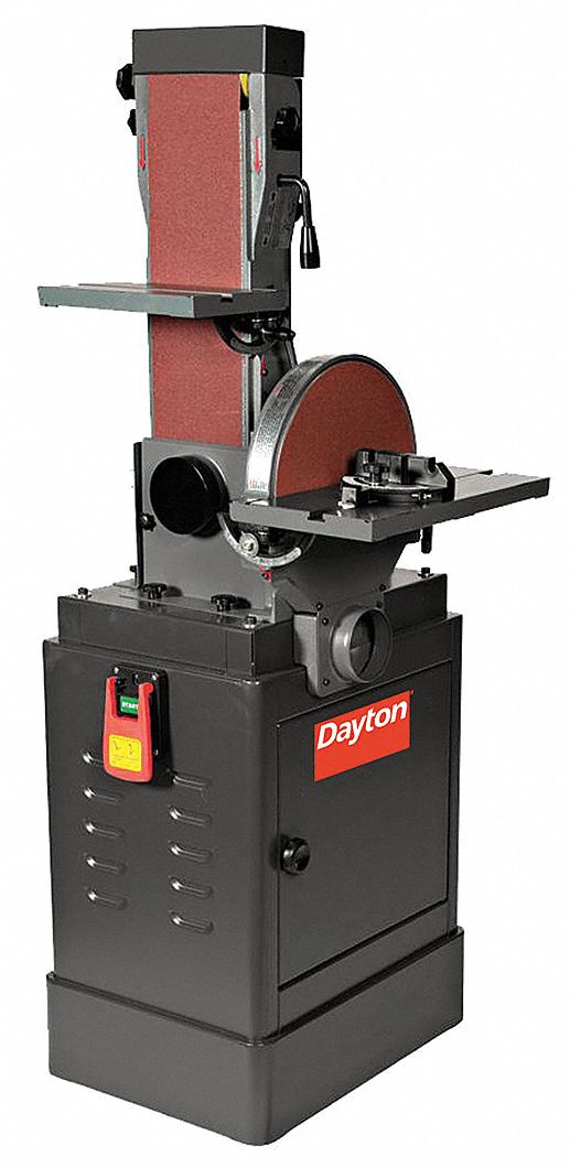 DAYTON Disc Sander,12 In.,1-1/2 HP,120/240 V - 49G992|49G992 - Grainger