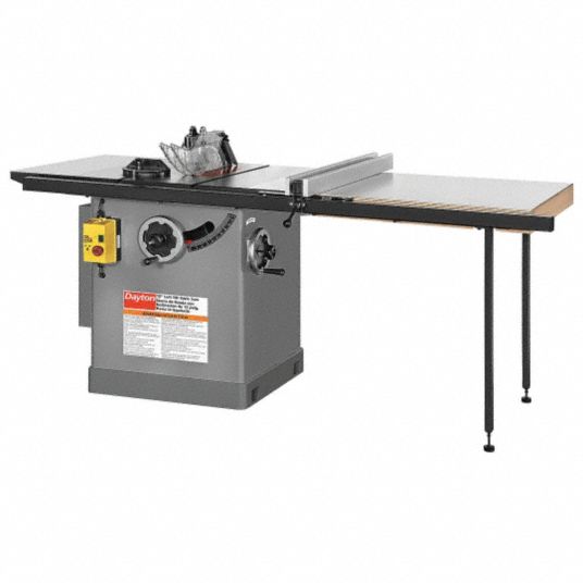 left vs right tilt table saw