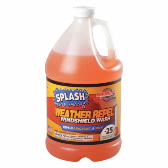 SPLASH, 1 gal Container Size, 26°F Freezing Point, Windshield Washer