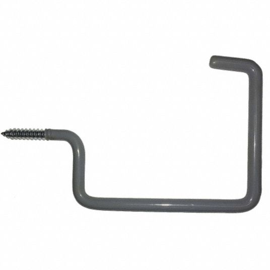 GRAINGER APPROVED Ladder Hook, ScrewIn, Working Load Limit 20 lb