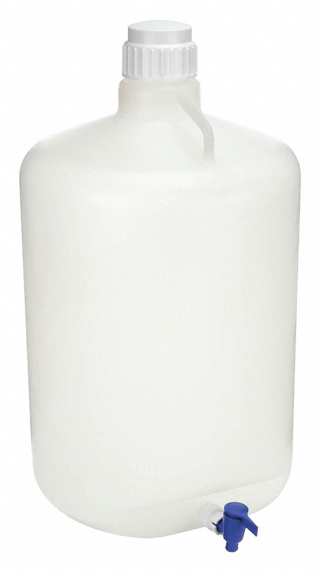 CARBOY STOPCOCK 5.28 GAL. LDPE