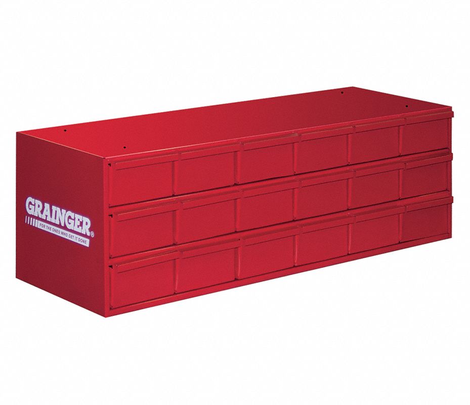 DURHAM MFG Gabinete con Cajones Contenedores,10-7/8" Altura Total,33-3/