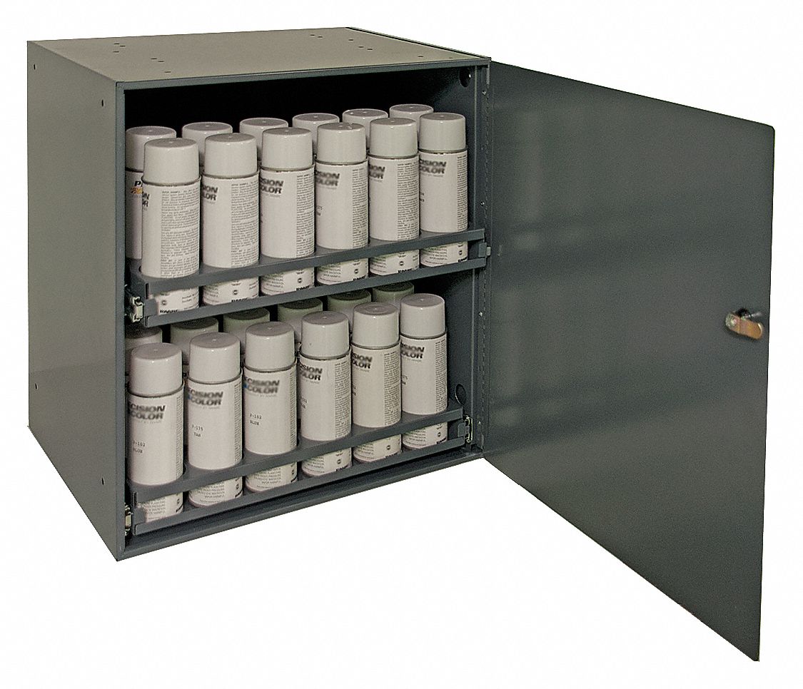 49H243 - Aerosol Storage Cabinet Steel Gray