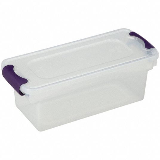 Sterilite 15 qt Latching Storage Tote, White - 1 count