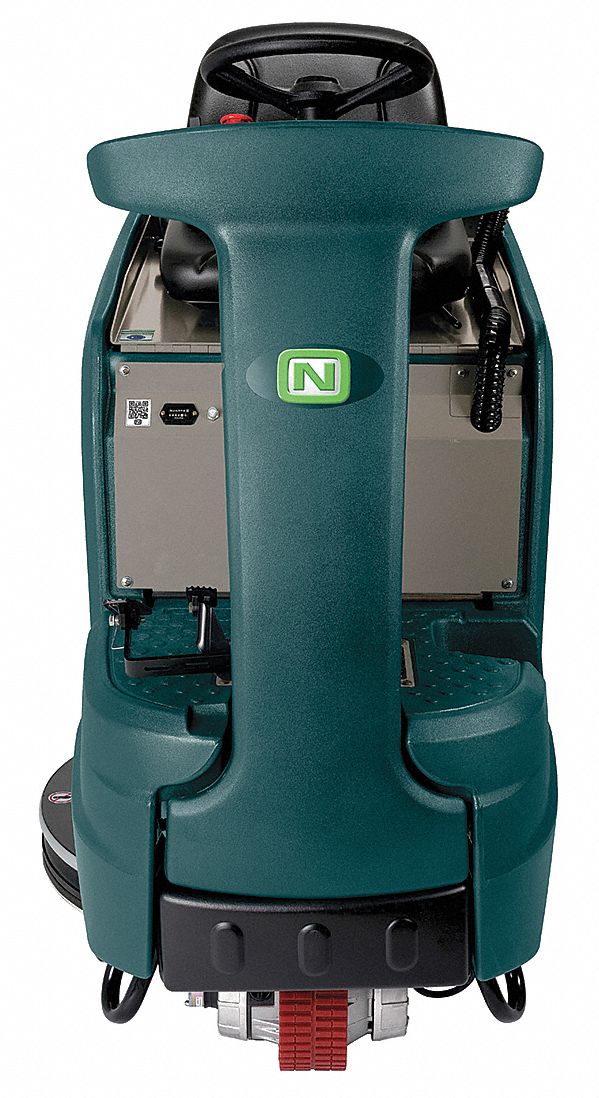 Floor Burnisher: 24 in Cleaning Path Wd, 1, 600 RPM Brush Speed - Max, Battery Power, Plastic