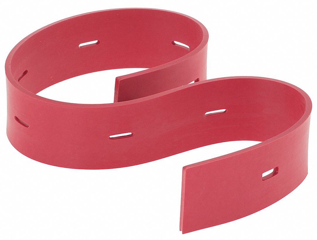 REPLACEMENT SQUEEGEE BLADE, LINATEX, STRAIGHT, 28 IN BLADE W, RED, FDA COMPLIANT