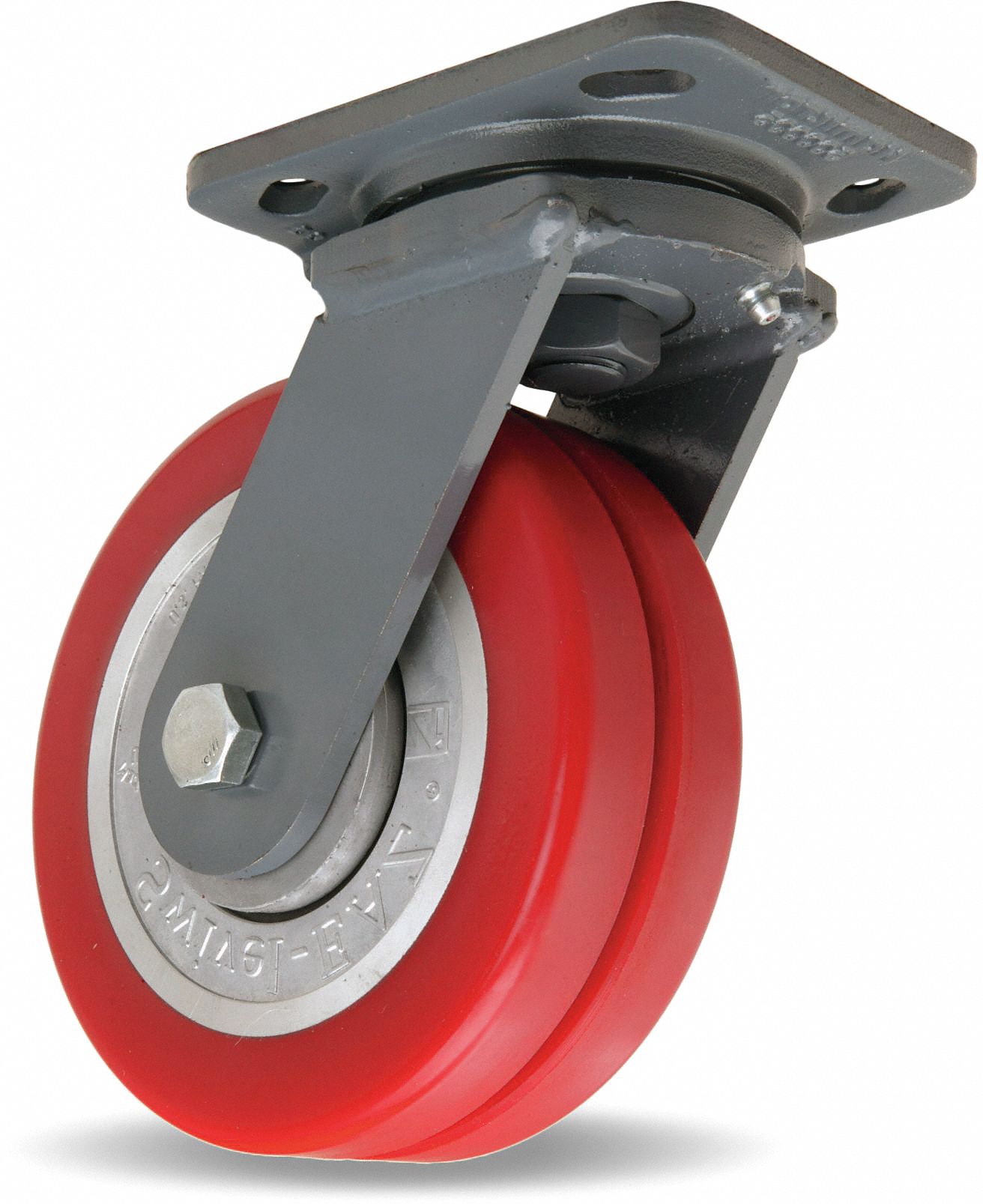 HAMILTON Standard Plate Caster 6 in Wheel Dia., 1400 lb, 7 1/2 in