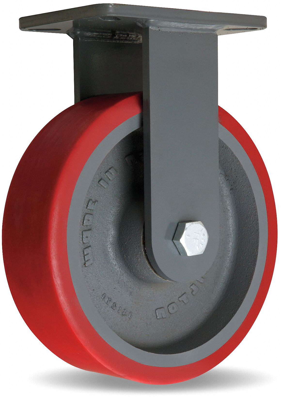 HAMILTON Standard Plate Caster 10 in Wheel Dia., 3000 lb, 12 1/2 in