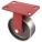STANDARD PLATE CASTER, 6 IN WHEEL DIA, 4000 LB, 8 IN MOUNTING H, RIGID CASTER, NYLON