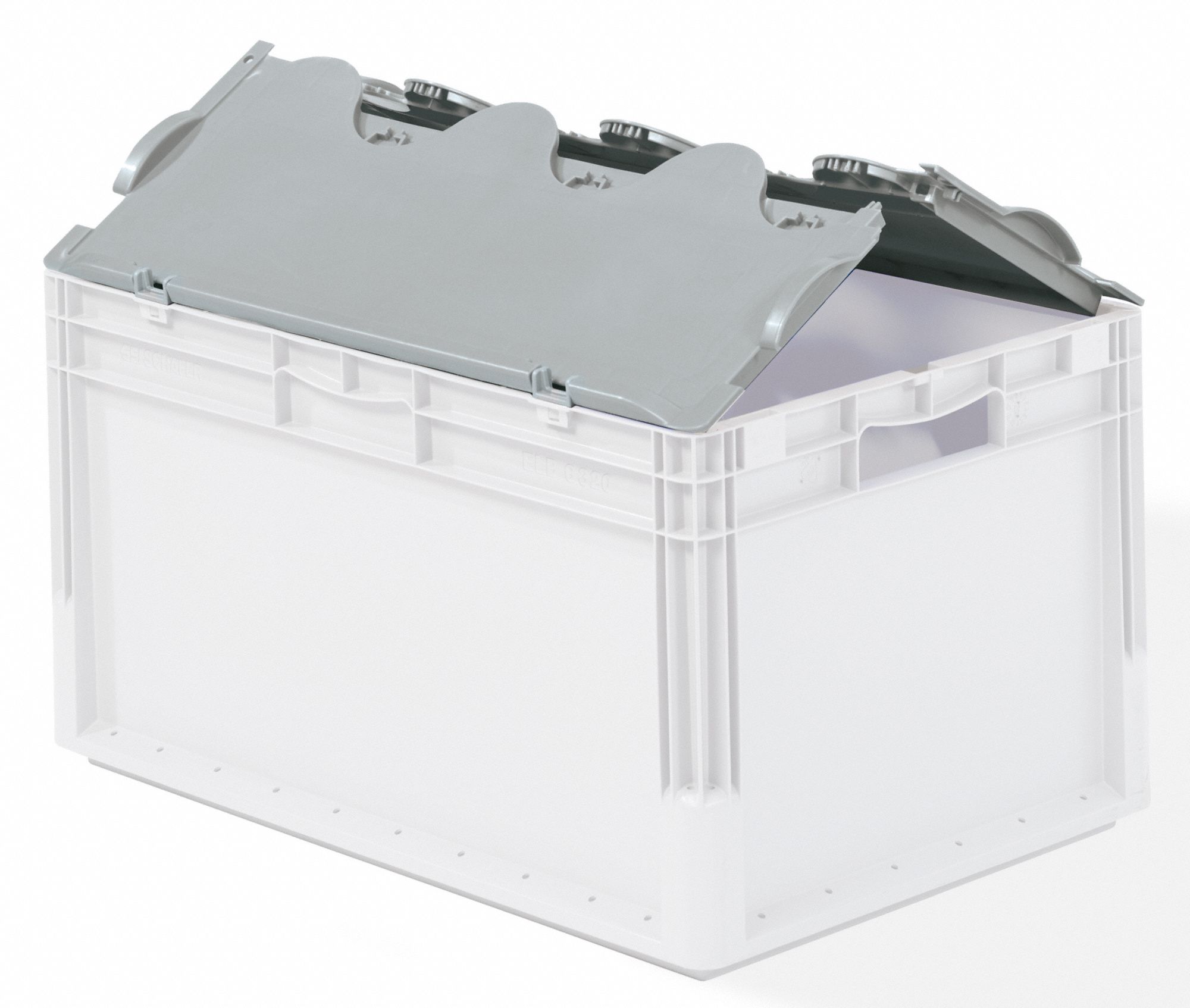 SSI SCHAEFER Gray Lid, 23 5/8 in L x 15 3/4 in - 49H895|LTBDH.64GY1 ...